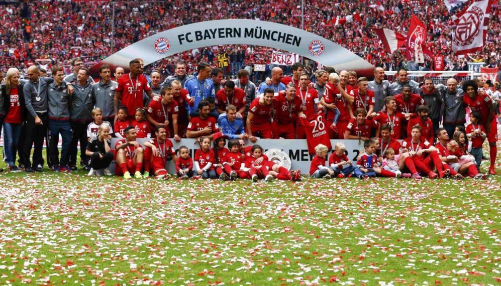 El Bayern es campen de la Bundesliga (79 puntos), segundo el...