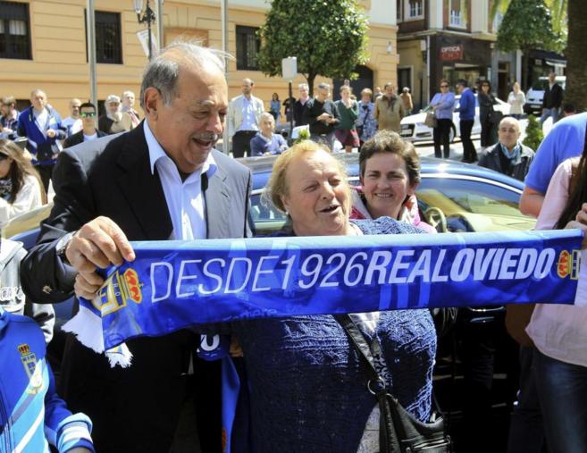 El empresario mexicano Carlos Slim, el viernes en las calles de...