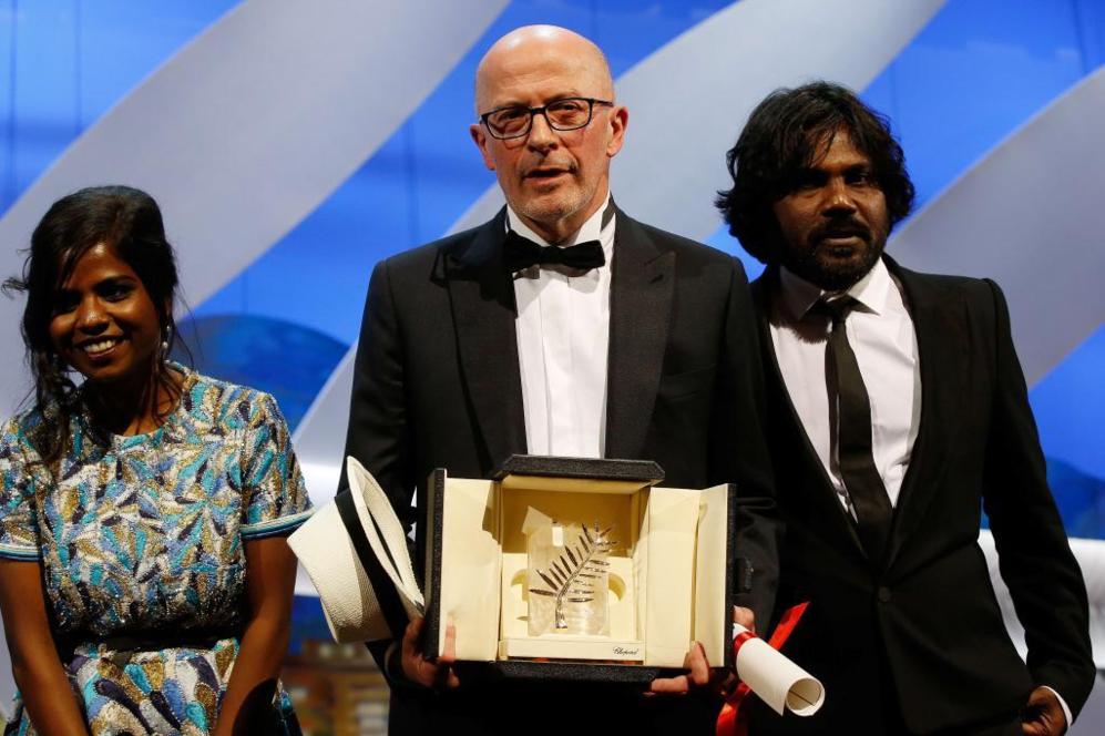 El director francs Jacques Audiard, ganador de la Palma de Oro por...