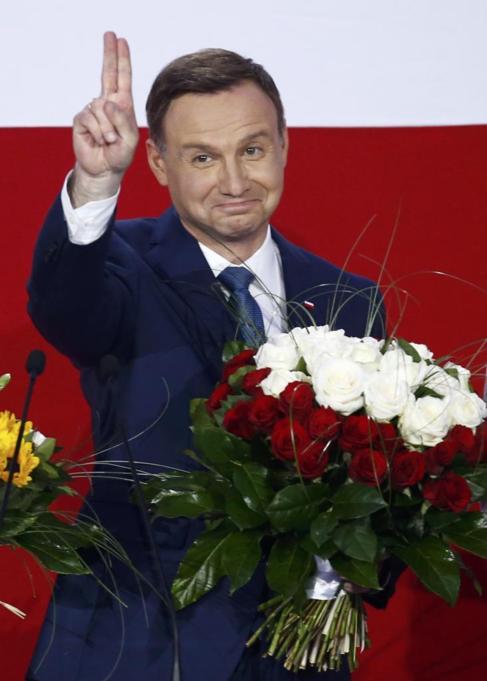 Andrezj Duda, candidato del PiS y flamante presidente de Polonia.