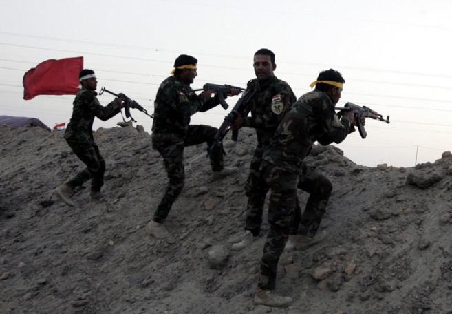 Entrenamiento de milicias chiitas en Irak