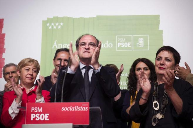 ngel Gabilondo, candidato del PSOE a la Comunidad de Madrid, tras el...