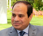 Abdelfatah Al-Sisi, durante su reciente entrevista con EL MUNDO, en El...