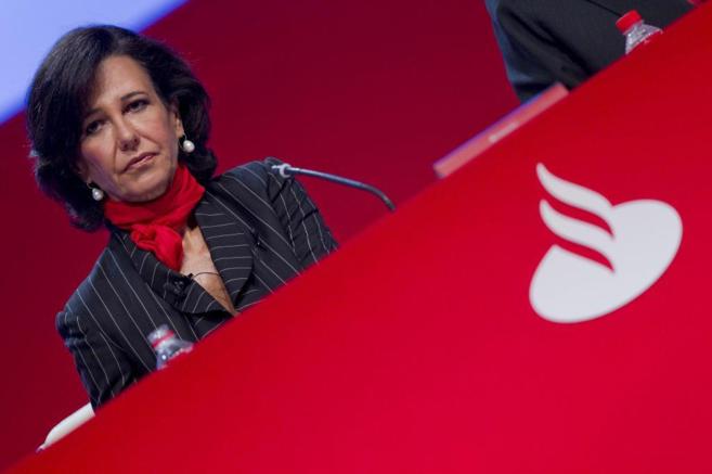 Ana Patricia Botn en la Junta General del Banco Santander