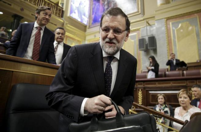 Mariano Rajoy, este mircoles en el Congreso.