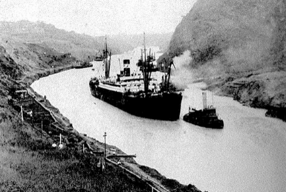 Viaje de apertura oficial del Canal de Panam, el 15 de agosto de 1914.