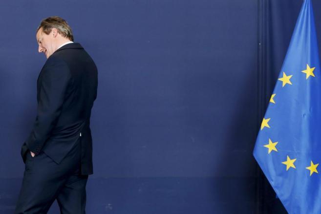 David Cameron, durante una cumbre de la UE en Bruselas.