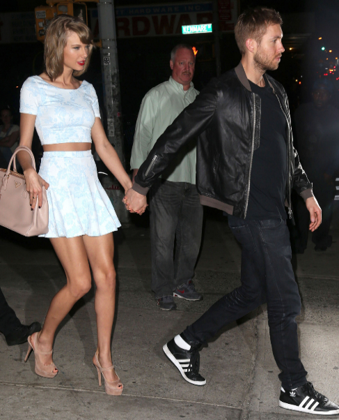 Taylor Swift y Calvin Harris, de la mano.
