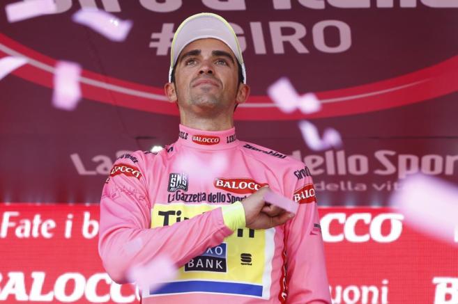 Alberto Contador aument su ventaja en Verbania a tan slo tres...