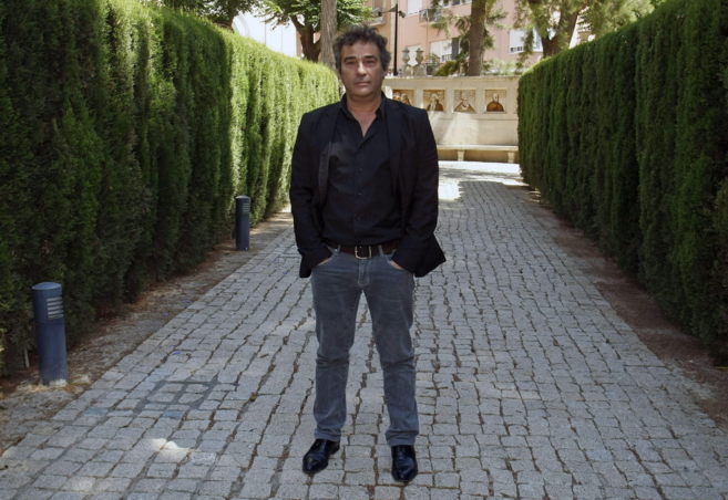 Eduard Fernndez en los jardines de Palacio Provincial de Alicante,...