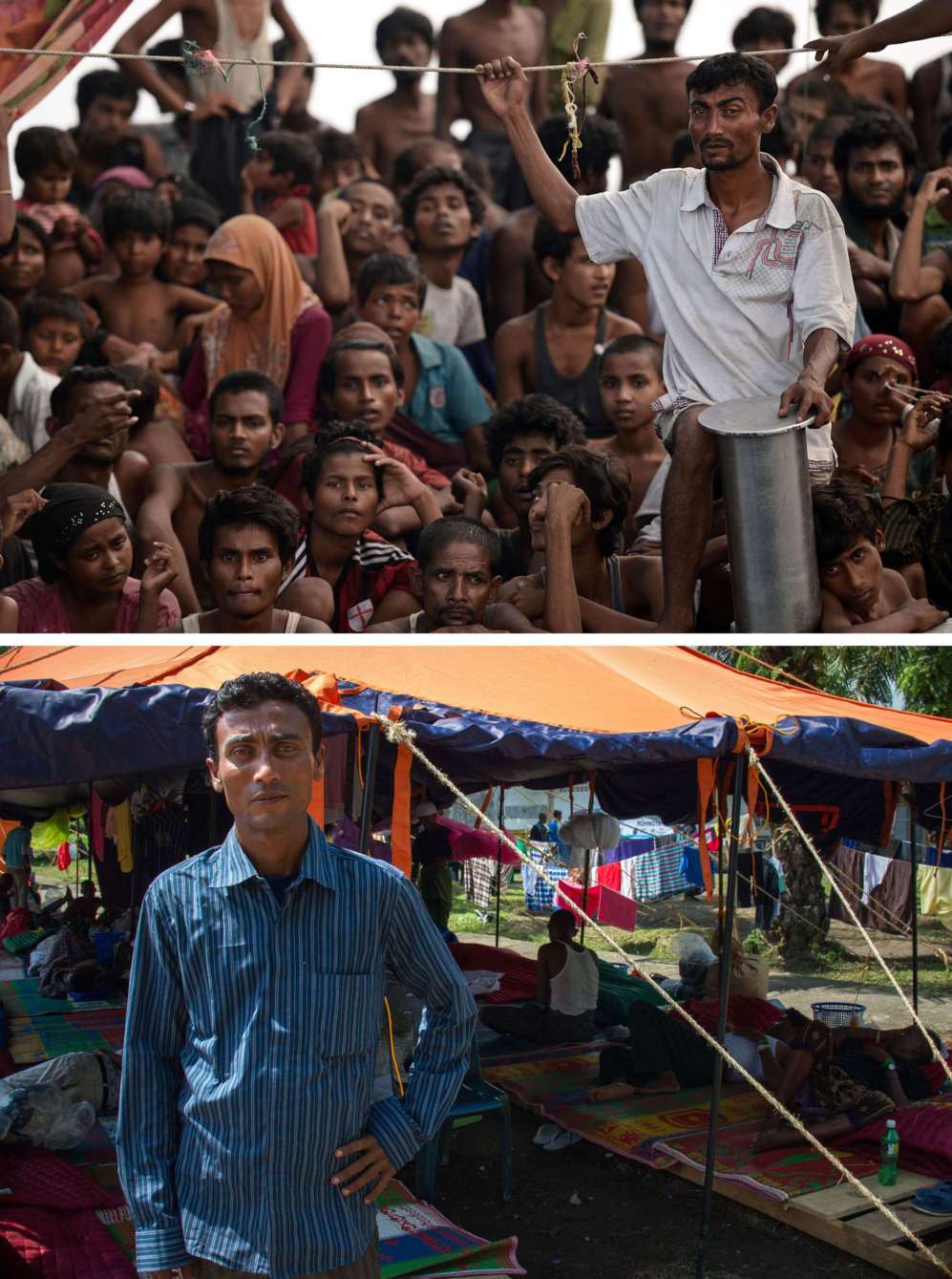 El Rohingya Jamal, de 37 aos, de Birmania.