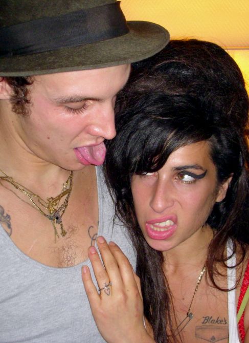 Amy Winehouse y Blake Fielder Civil, en 2008.
