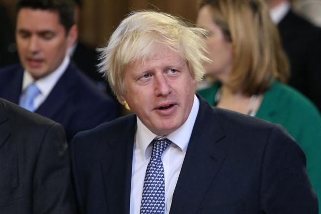 El alcalde londinense, Boris Johnson, durante una sesin del...