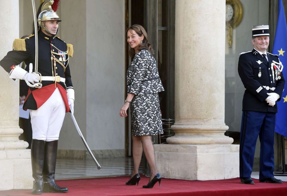 La ministra de Ecologa y ex pareja de Hollande, Segolene Royal,...