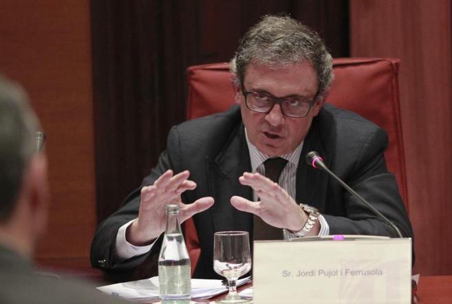 Jordi Pujol Ferrusola, durante su comparecencia en la comisin de...