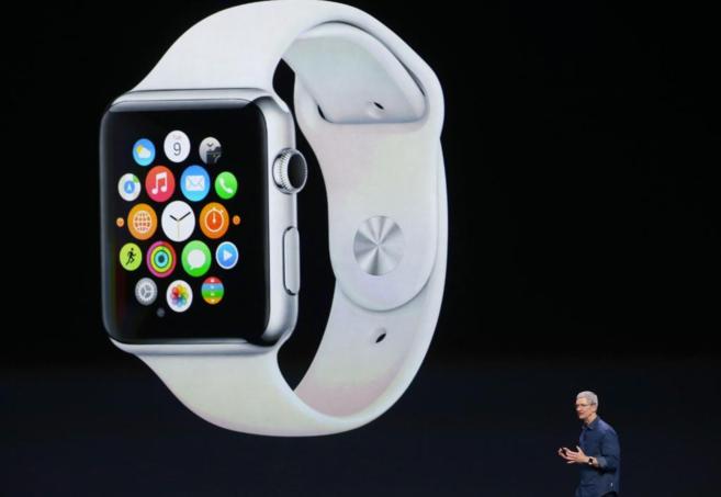 Tim Cook, CEO de Apple, durante la presentacin del reloj...