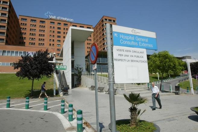 Hospital Vall D'Hebron, donde se encuentra ingresado el menor....