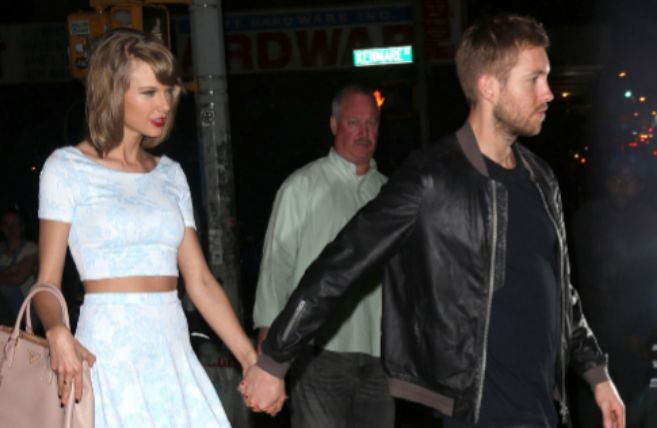Taylor Swift y Calvin Harris, de la mano.