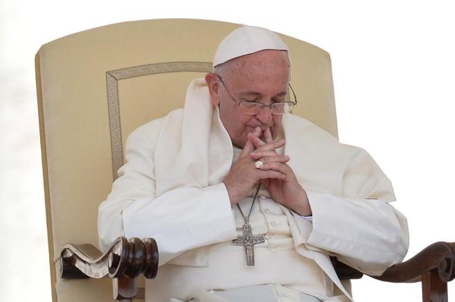 El Papa Francisco durante la audiencia general de los mircoles, hoy...