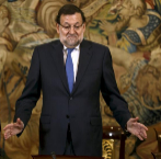 Rajoy, ayer en el acto en Zarzuela de la Fundacin Carolina,...