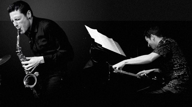 El saxofonista Ernesto Aurignac y el pianista Marco Mezquida.