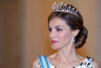 La Reina Letizia durante el 75 cumpleaos de la reina Margarita de...
