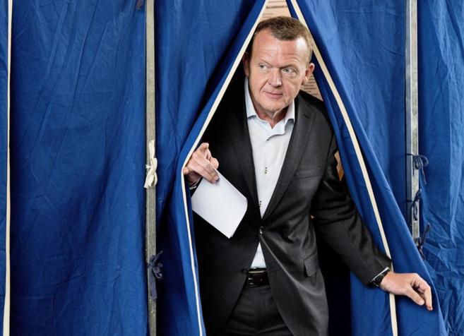 Lars Loekke Rasmussen, lder del partido opositor Venstre, momentos...