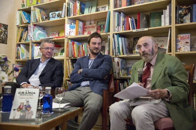 Alberto Ruiz-Gallardn, Jorge Bustos y Alvaro Pombo  en la...