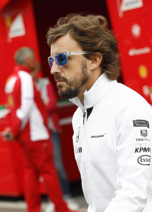 Alonso en el circuito Red Bull Ring en el GP de Austria