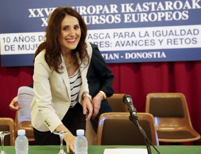 La presidenta del Parlamento Vasco, Bakartxo Tejeria, en los Cursos de...