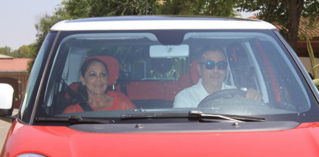 Isabel Pantoja sale en un coche de la crcel de Alcal de Guadaira.