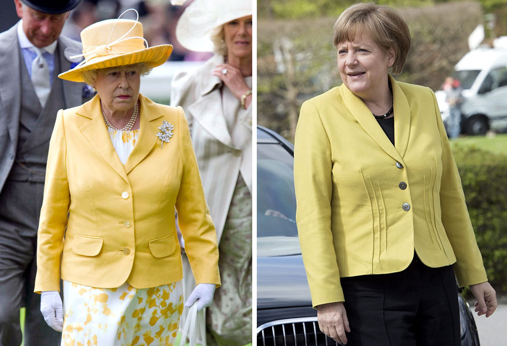 Durante la visita a Berln, la monarca ha acudido acompaada de su...