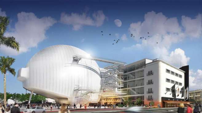 Una imagen de Renzo Piano que refleja su proyecto para el Museo de la...