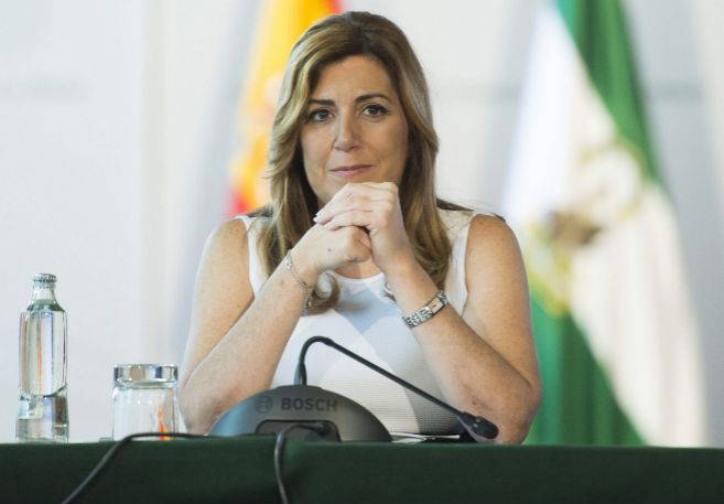 La presidenta de la Junta de Andaluca, Susana Daz, este jueves,...