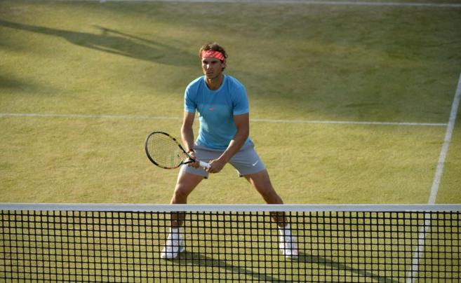 El tenista espaol Rafael Nadal, en el torneo de Queens