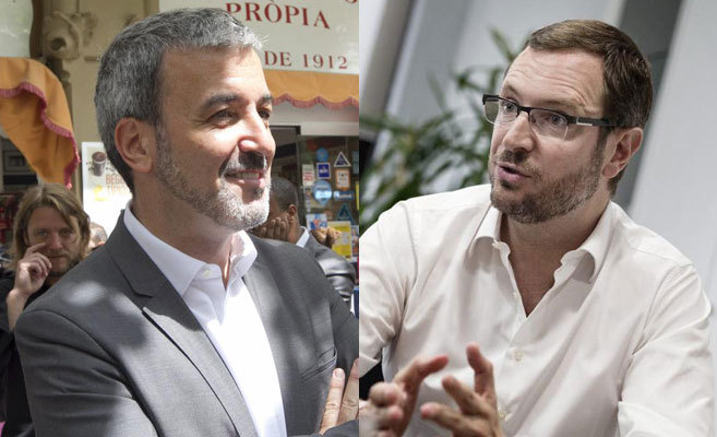 A la izda., Jaume Collboni, del PSC. Dcha., Javier Maroto, del PP.
