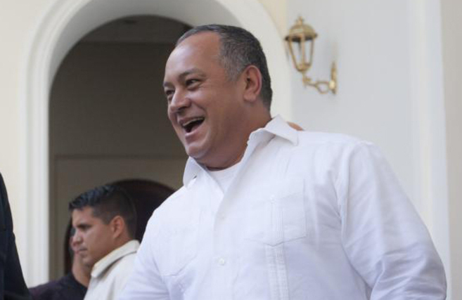 El presidente de la Asamblea Nacional de Venezuela, Diosdado Cabello,...