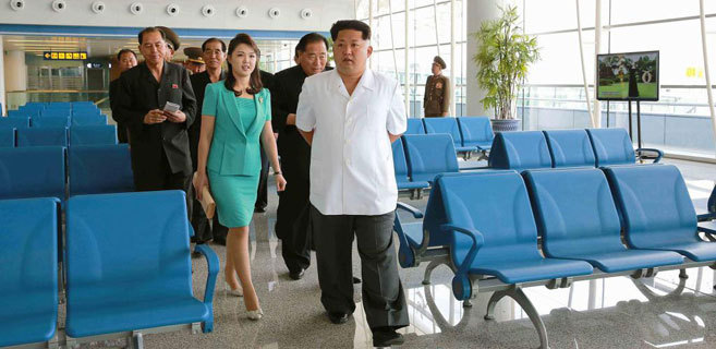 Imgenes difundidas por el rgimen sobre la visita de Kim Jong-un a...