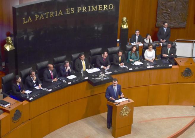 Intervencin de Felipe VI ante los parlamentarios mexicanos.