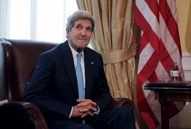 El secretario de Estado de Estados Unidos, john Kerry, durante un...