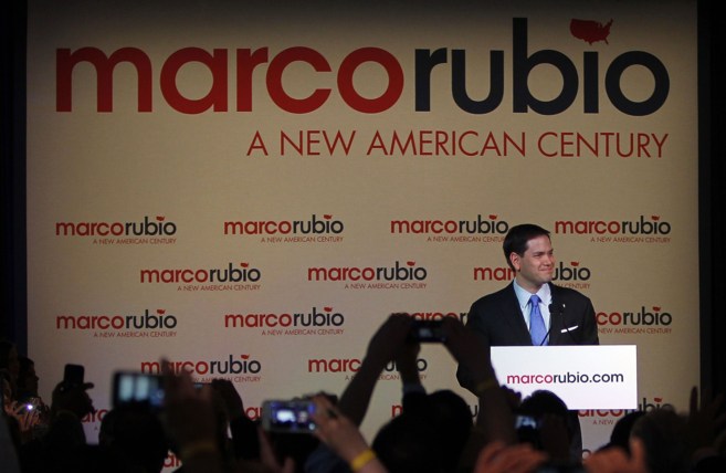 Marco Rubio, senador de Florida y candidato a la presidencia de EEUU,...