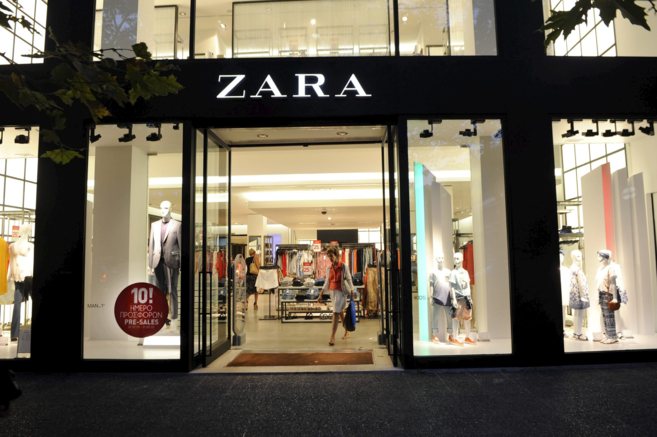 Tienda de Zara en Atenas, el viernes por la tarde.