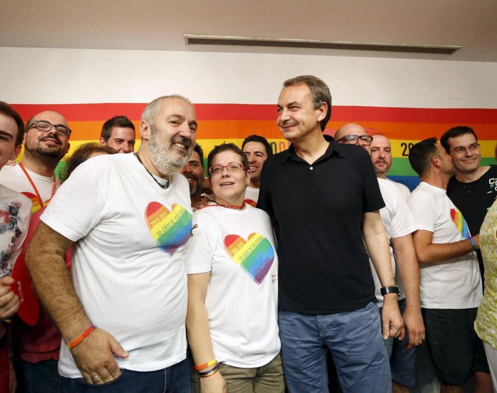 El expresidente del Gobierno, Jos Luis Rodrguez Zapatero, acude a...