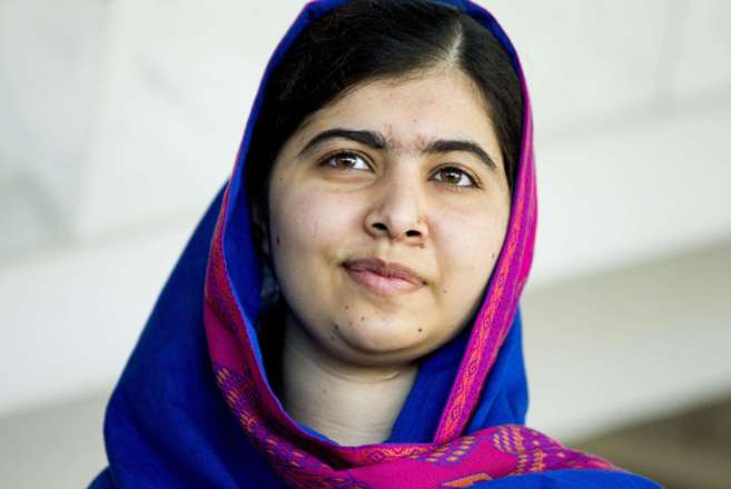 Malala Yousafzai en Oslo, donde se realiza la cumbre sobre educación