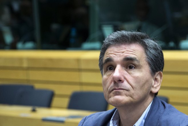 El nuevo ministro de Finanzas griego, Euclid Tsakalotos, durante la...