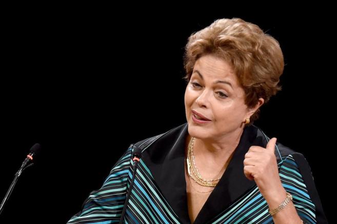 La presidenta brasilea Dilma Rousseff durante un reciente acto.