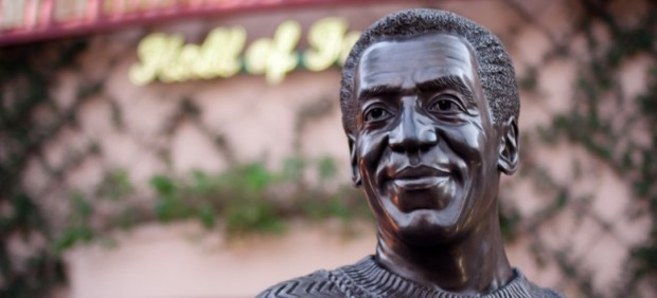 Busto de Bill Cosby en el parque de Disney en Orlando.