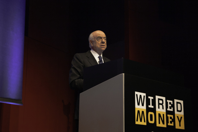 El presidente de BBVA, Francisco González, en el encuentro Wired...