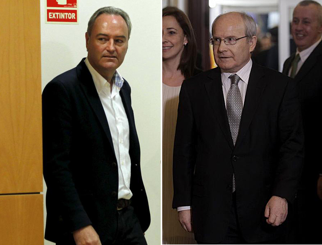 Alberto Fabra y Jos Montilla, ex presidentes de la Generalitat...
