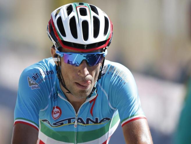 Nibali durante la octava etapa en el Tour de Francia